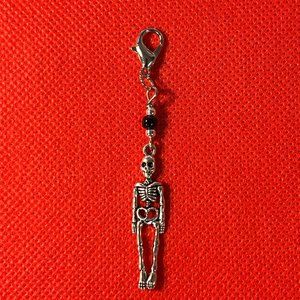 Skeleton Zipper Pull Purse Journal Backpack Bag Pull